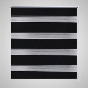 Doppelrollo 50 x 100 cm schwarz