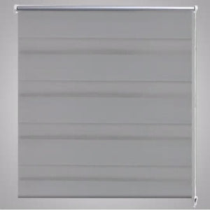 Doppelrollo Seitenzug 100 x 175 cm grau