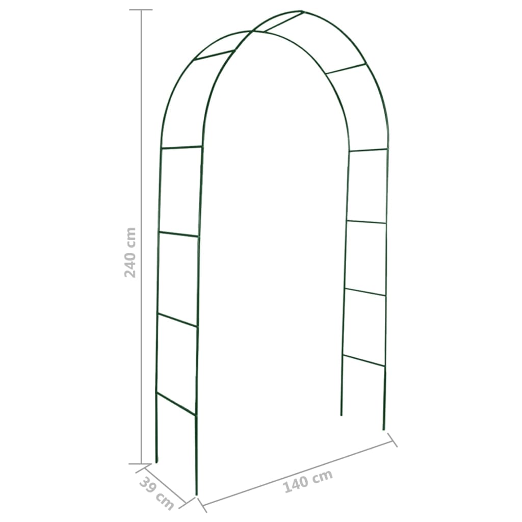 2x Garten Rosenbogen Torbogen Rankgitter Rosensäule