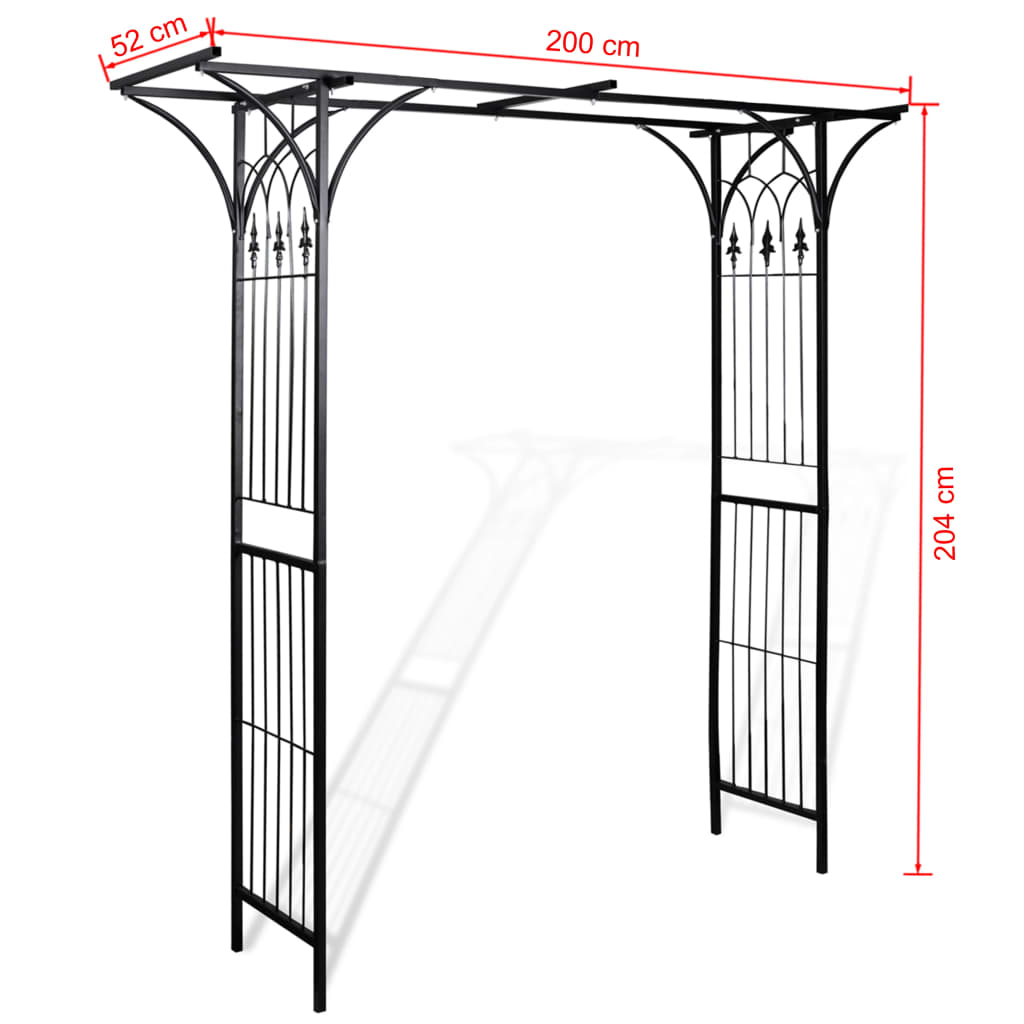 vidaXL Gartenbogen 200 x 52 x 204 cm