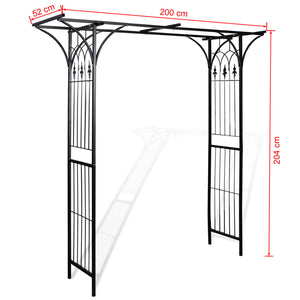 vidaXL Gartenbogen 200 x 52 x 204 cm