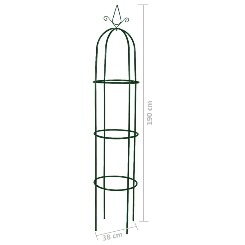 Garten-Ranktürme 2 Stk. Stilecasa