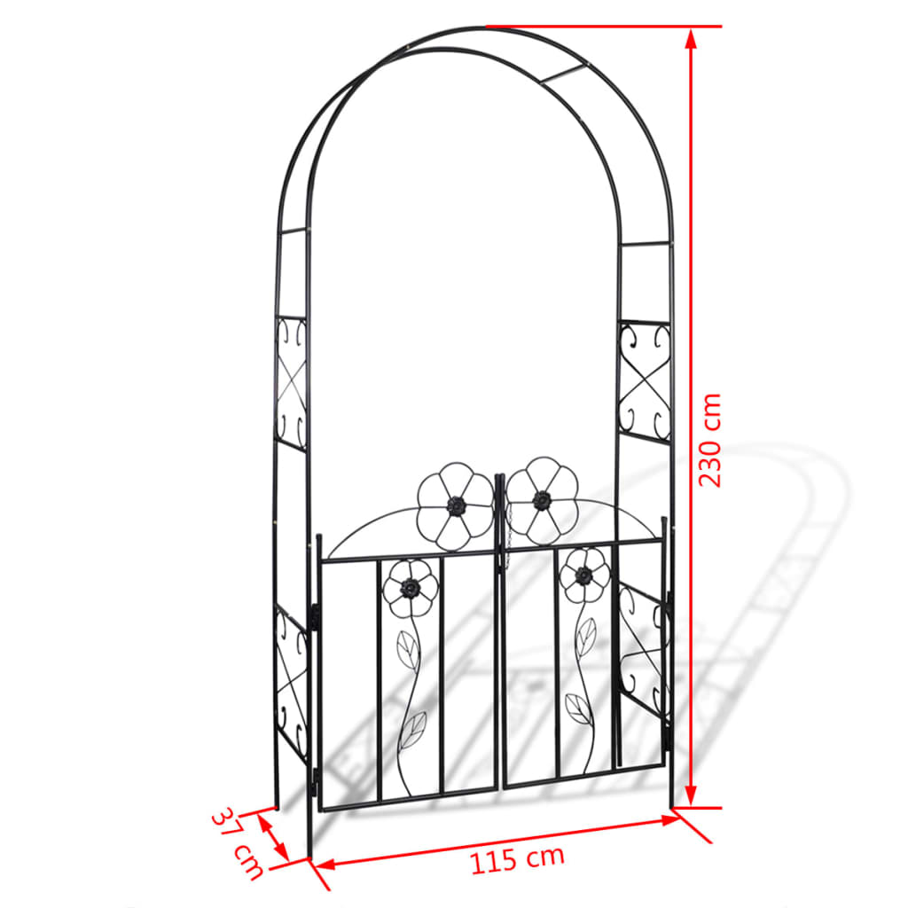 Gartentor Rosenbogen Rankgitter Rosensäule Spalier Pergola Stilecasa