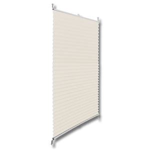 Plissee Faltrollo Rollo Plisseerollo 40x200cm Creme VIDAXL