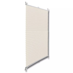 Plissee Faltrollo Rollo Plisseerollo 70x125cm Creme