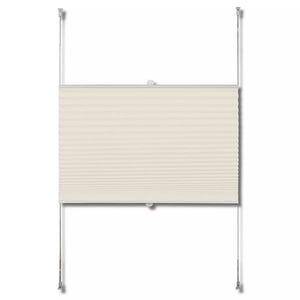 Plissee Faltrollo Rollo Plisseerollo 70x200cm Creme Stilecasa