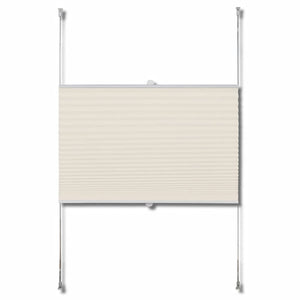 Plissee Faltrollo Rollo Plisseerollo 80x100cm Creme