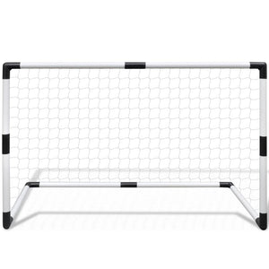 vidaXL 2-tlg. Mini-Fußballtor-Set für Kinder 91,5x48x61 cm