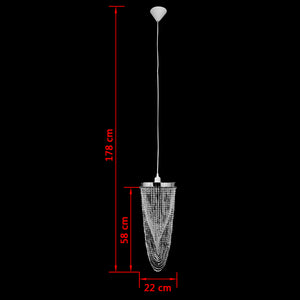 Kronleuchter 22x58 cm