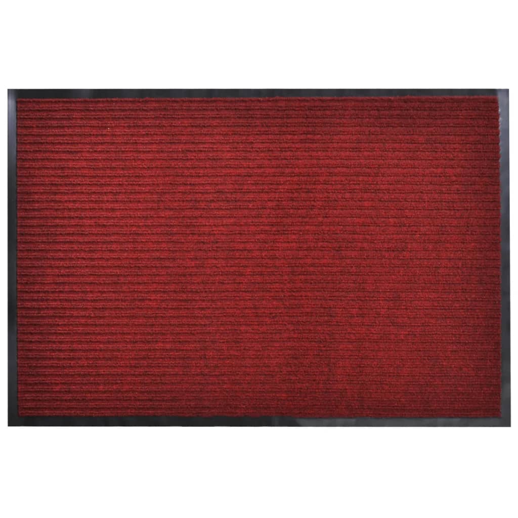 Rote PVC Türmatte 120 x 180 cm Stilecasa