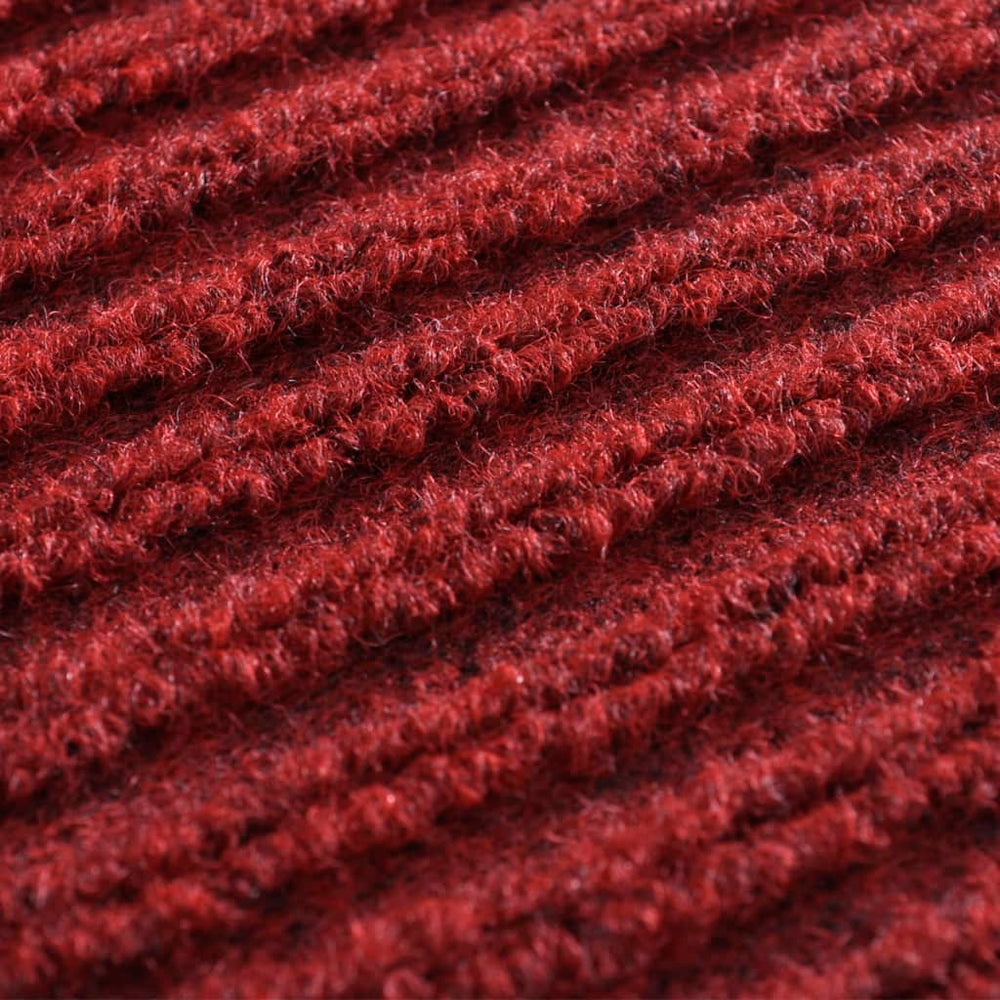 Rote PVC Türmatte 120 x 180 cm Stilecasa