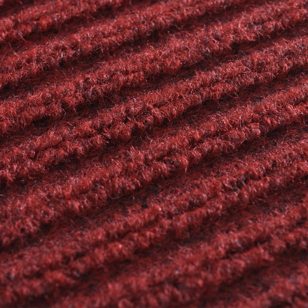 Rote PVC Türmatte 120 x 180 cm Stilecasa