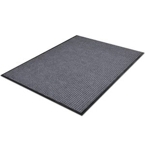 Graue PVC Türmatte 90 x 60 cm Stilecasa