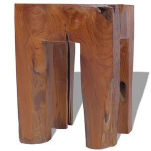 vidaXL Hocker Massivholz Teak