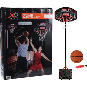 XQ Max Basketball-Set Tragbar Höhenverstellbar