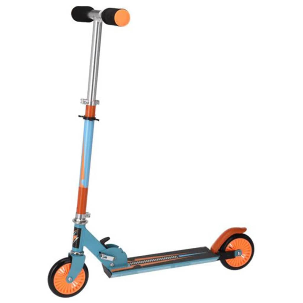 XQ Max Faltbarer Roller mit Fußbremse Blau und Orange