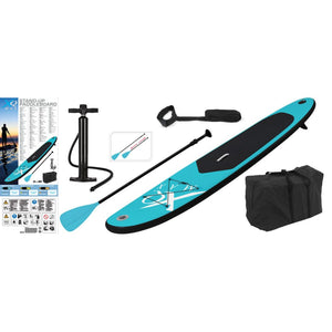 XQ Max Stand-up-Paddle-Board 285 cm Aufblasbar Blau & Schwarz