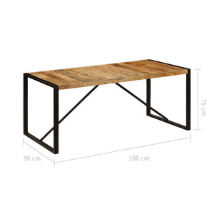 Esstisch 180x90x75 cm Massivholz Mango