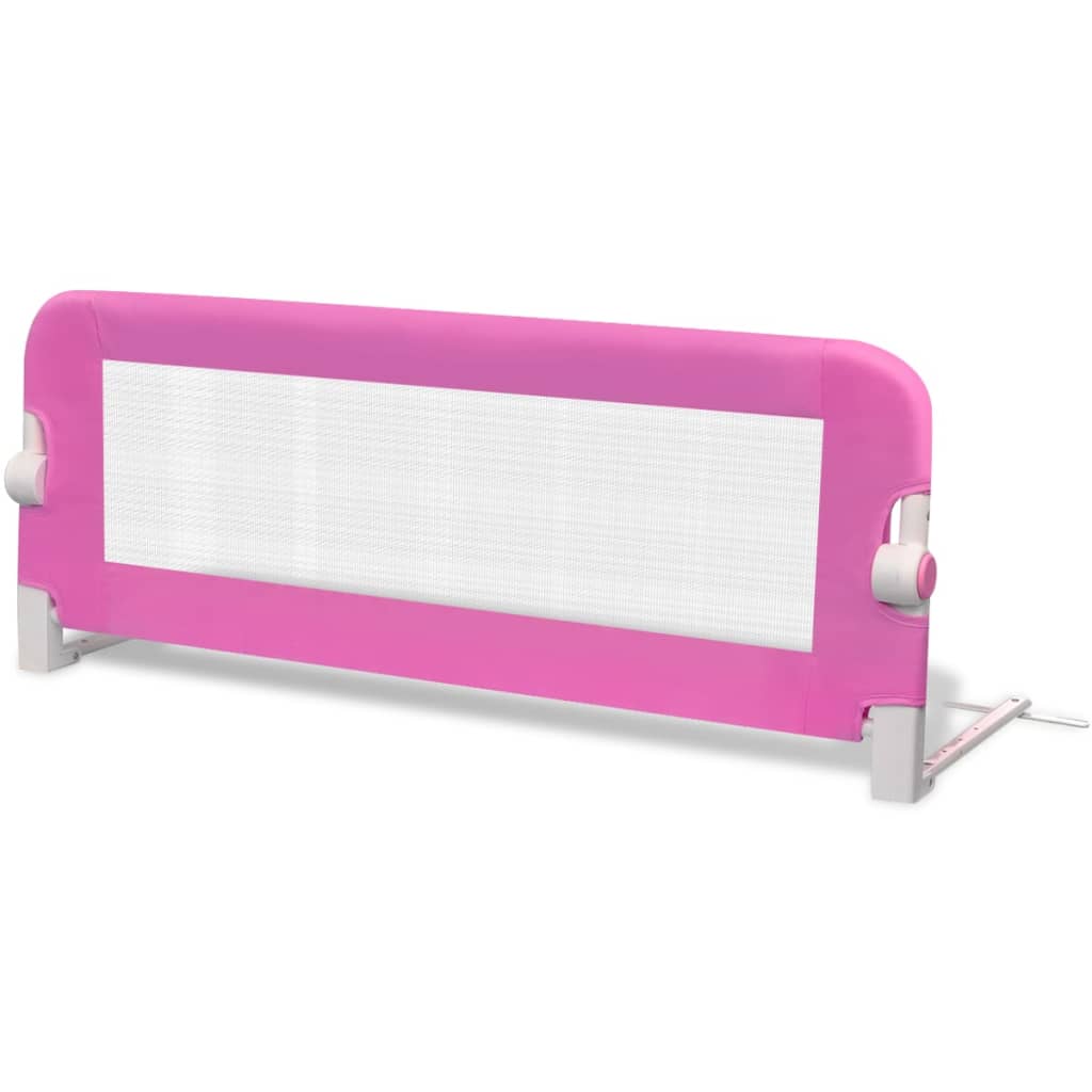 Kleinkind Bettschutzgitter 2 Stk. Rosa 102x42 cm