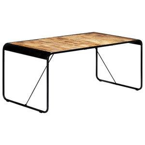 Esstisch 180 x 90 x 76 cm Raues Mango-Massivholz