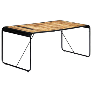 Esstisch 180 x 90 x 76 cm Raues Mango-Massivholz