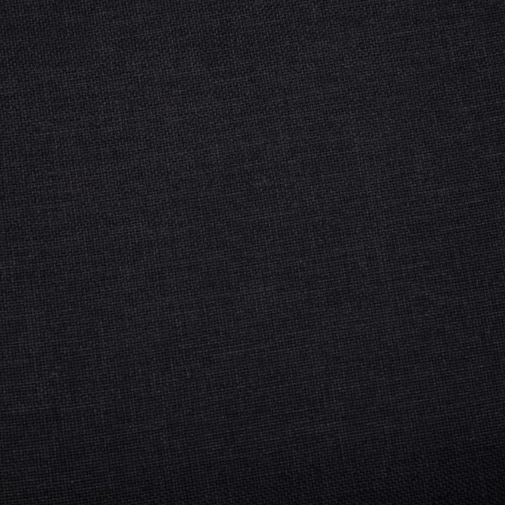 Bank mit Staufach 116 cm Schwarz Polyester Stilecasa