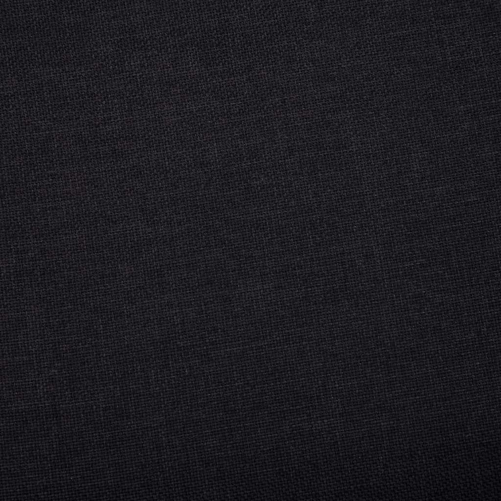 Bank mit Staufach 116 cm Schwarz Polyester Stilecasa