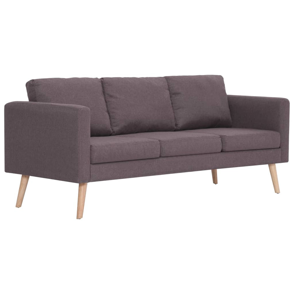 3-Sitzer-Sofa Stoff Taupe Stilecasa