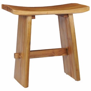 vidaXL Hocker Massivholz Teak