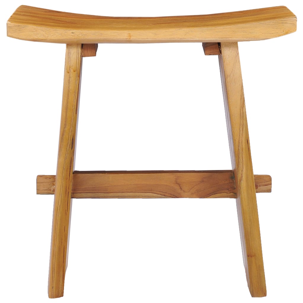 vidaXL Hocker Massivholz Teak