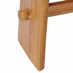 vidaXL Hocker Massivholz Teak