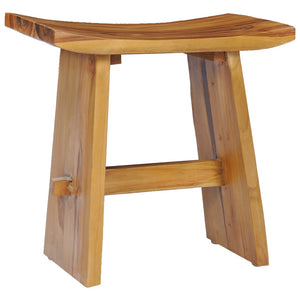 vidaXL Hocker Massivholz Teak