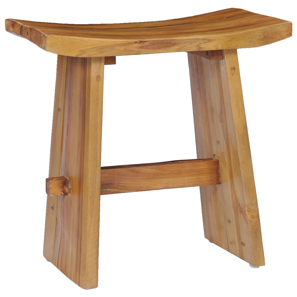 vidaXL Hocker Massivholz Teak