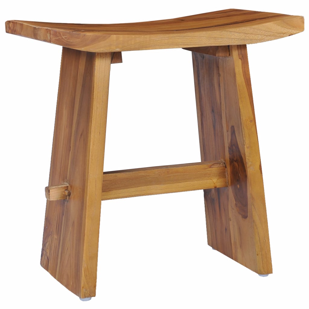 vidaXL Hocker Massivholz Teak