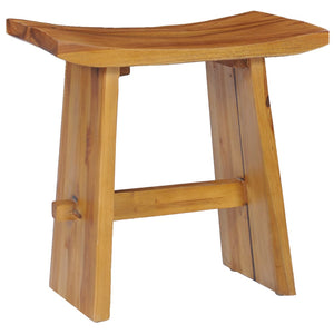 vidaXL Hocker Massivholz Teak