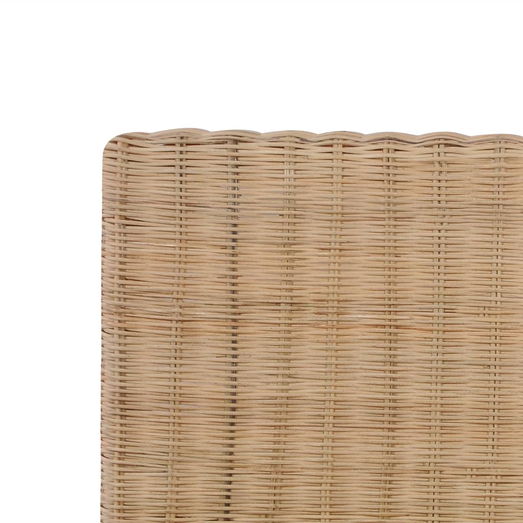 Bettrahmen Handgewebt Echtes Rattan 180×200 cm Stilecasa