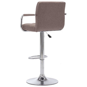 vidaXL Barhocker Taupe Stoff