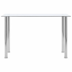 Esstisch Transparent 120 x 60 x 75 cm Hartglas