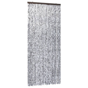 vidaXL Insektenschutz-Vorhang Braun und Beige 100x220 cm Chenille