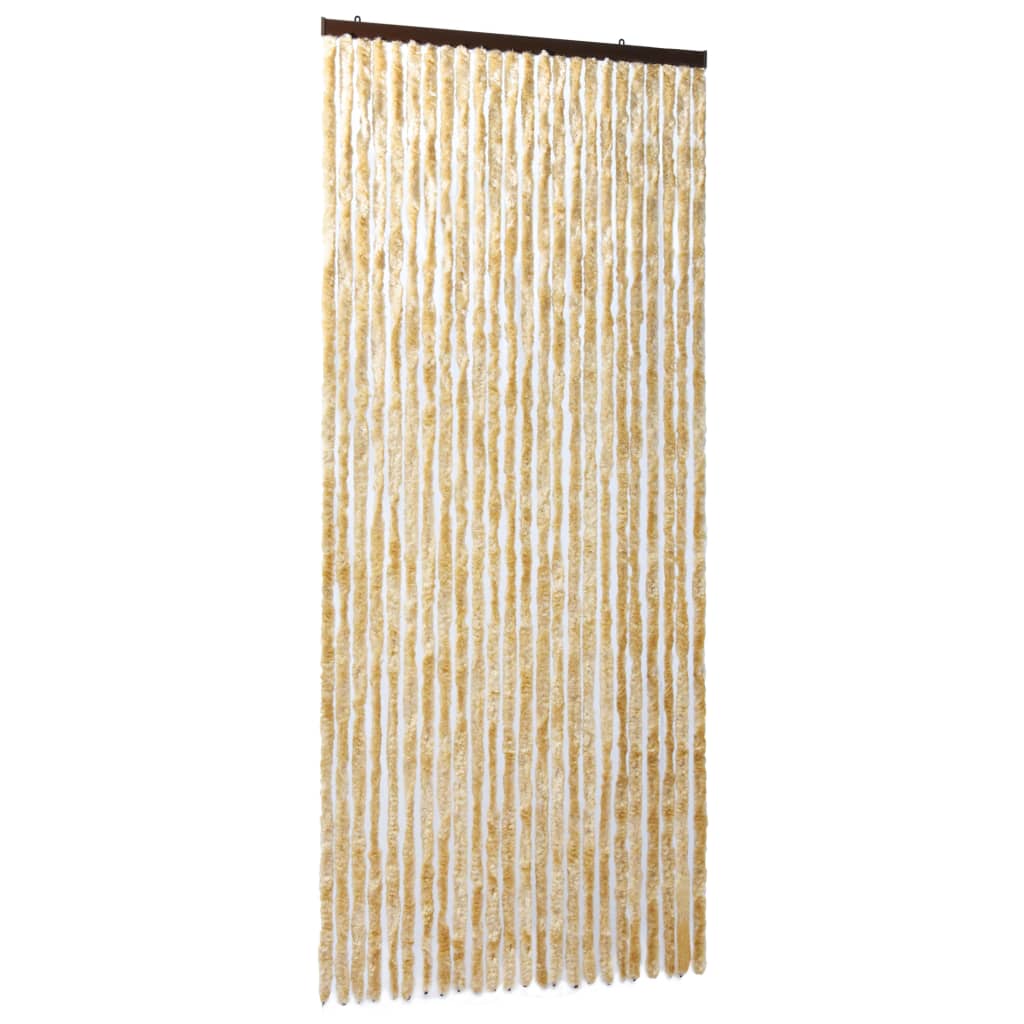 vidaXL Insektenschutz-Vorhang Beige 100x220 cm Chenille