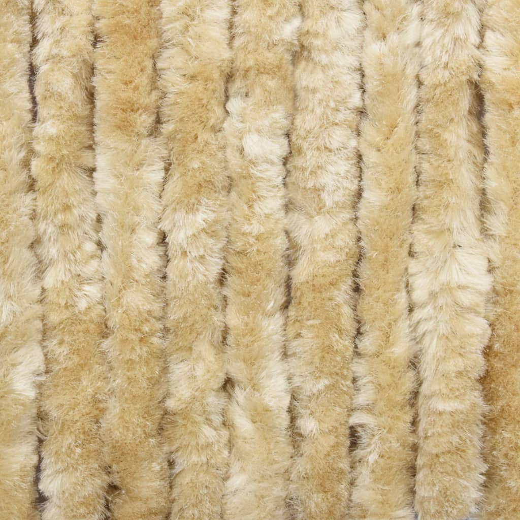 vidaXL Insektenschutz-Vorhang Beige 100x220 cm Chenille