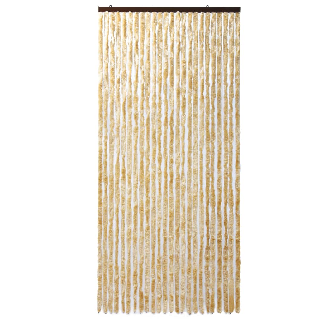 vidaXL Insektenschutz-Vorhang Beige 100x220 cm Chenille