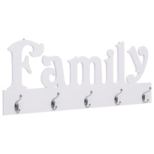 vidaXL Wandgarderobe FAMILY 74 x 29,5 cm