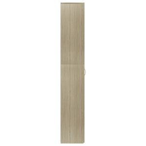 vidaXL Büroschrank Sonoma-Eiche 60x32x190 cm Holzwerkstoff