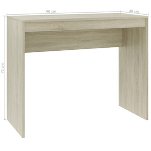 vidaXL Schreibtisch Sonoma-Eiche 90x40x72 cm Holzwerkstoff