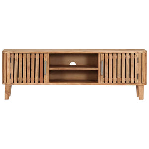 vidaXL TV-Schrank 130 x 30 x 45 cm Akazie Massivholz