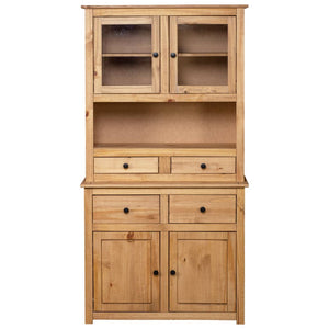 vidaXL Highboard 93x40,5x180 cm Kiefernholz Panama