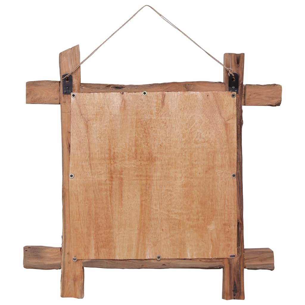 Holzspiegel Natur 70x70 cm Altholz Massiv