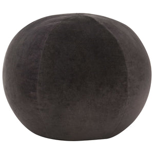 vidaXL Pouf Baumwollsamt 50×35 cm Anthrazit