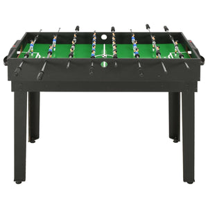 vidaXL 15-in-1 Multigame-Tisch 121×61×82 cm Schwarz